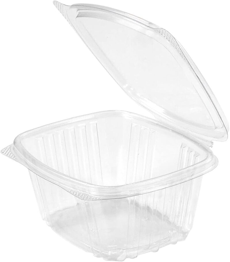 16oz Genpak Deli Transparent PET Clamshell White