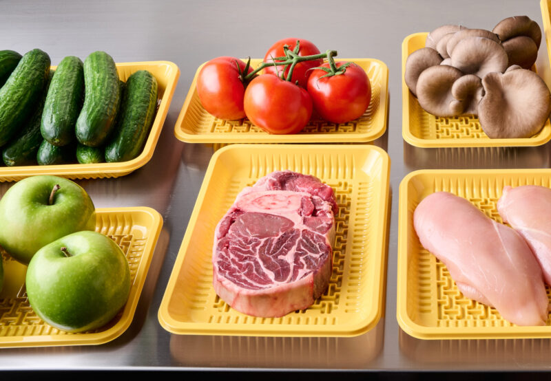 PET Yellow Tray