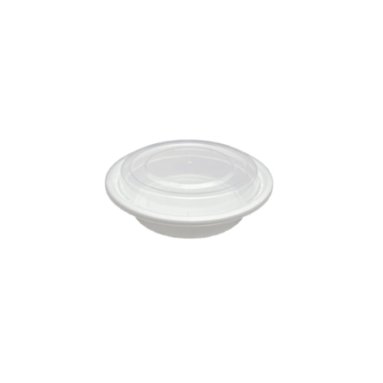 Round White Container PP