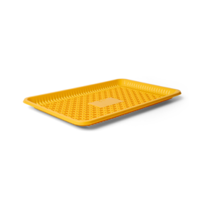 10.7×5.7×0.6″ PET Yellow Tray
