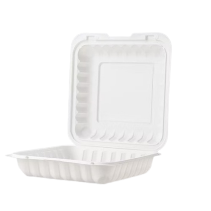 1 Comp. 850ml PP Clamshell White