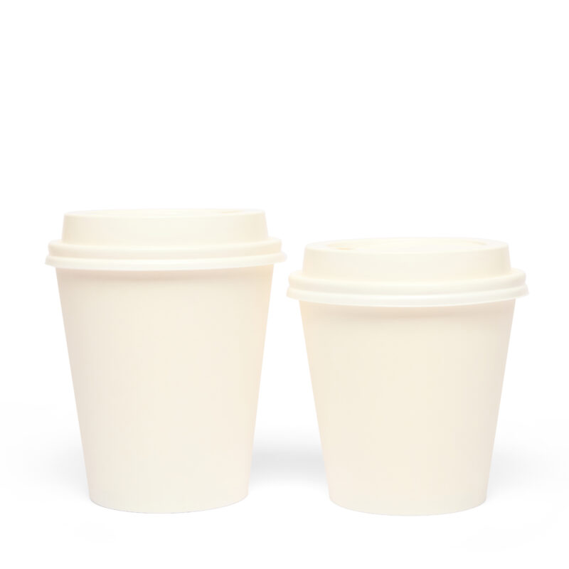 PP Lid 8oz Paper Coffee Cup